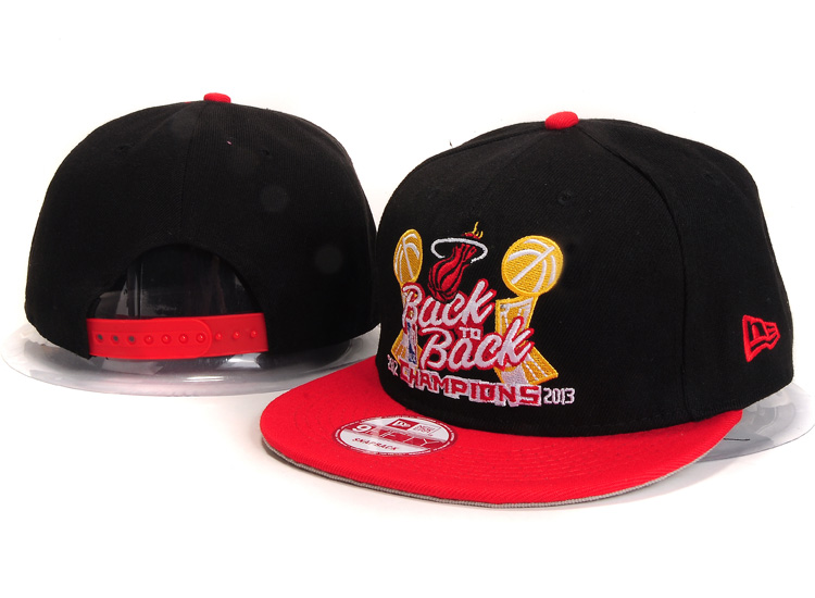 Miami Heat 2013 NBA Finals Champions Snapback Hat #05